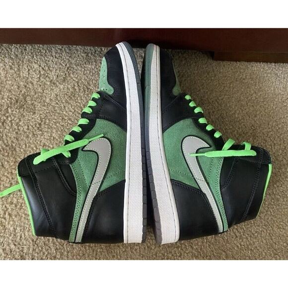 Nike Air Jordan 1 High Zoom Black Tomatillo CK6637 Shoes Mens 11 Fast Shipping - Picture 2 of 11